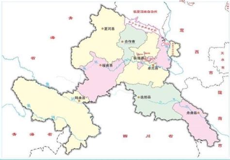 甘南藏族自治州地图 - 甘南藏族自治州卫星地图 - 甘南藏族自治州高清航拍地图 - 便民查询网地图