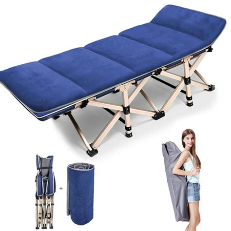 Outdoor Ultralight Aluminum Metal Portable Bed Folding Cot Camping Bed ...