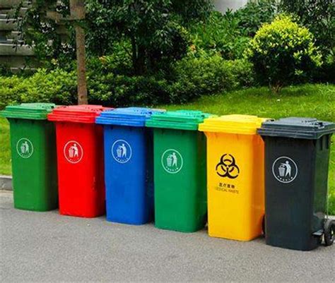彩色手绘卡通垃圾桶垃圾分类环保元素PNG素材免费下载 - 觅知网