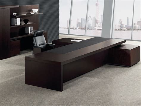 办公桌-办公家具实木-大班台定做-总裁桌