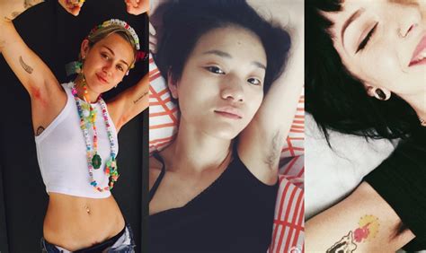 Hairy armpits for women are back, and women are proudly posting pics ...