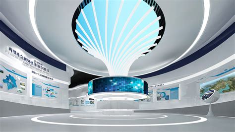 高级企业科技展厅设计方案3D效果图|设计-元素谷(OSOGOO)