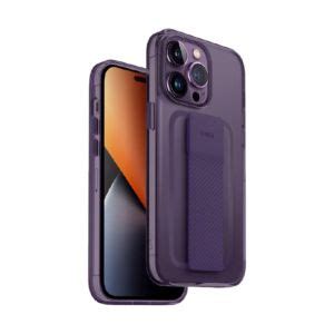 Uniq iPhone 14 Pro Max Hybrid Heldro Mount Series Case - Fig Purple ...