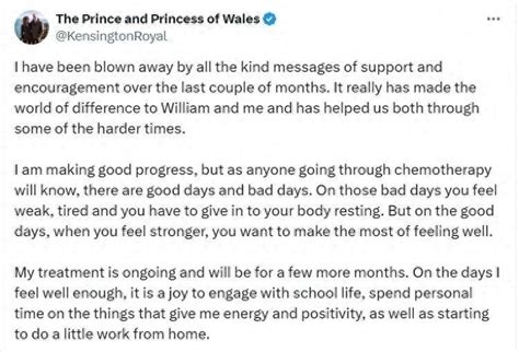 凯特王妃周六将公开露面 称抗癌取得了“良好进展”_活动_王室_化疗