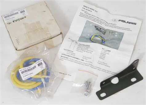 1 NEW POLARIS ATV Scrambler 850 1000 Winch Wire Harness Bracket Kit OEM ...