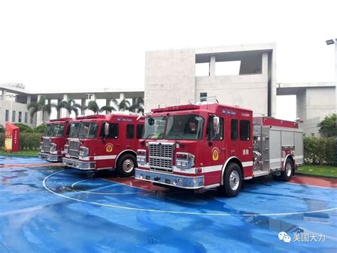 美国大力向港珠澳大桥消防队交付3辆消防车 重型车网——传播卡车文化 关注卡车生活