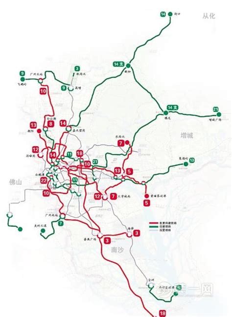 广州地铁规划线路图最新 到2023年再添十段地铁新线 - 本地资讯 - 装一网