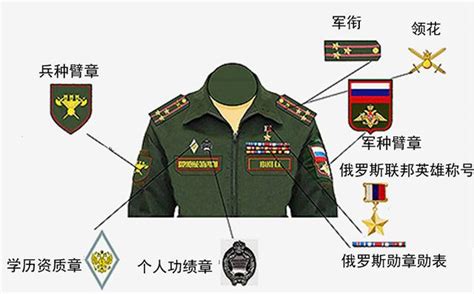 如何区分俄罗斯军装上的标志？军衔、勋章和学历，后两项最难识别