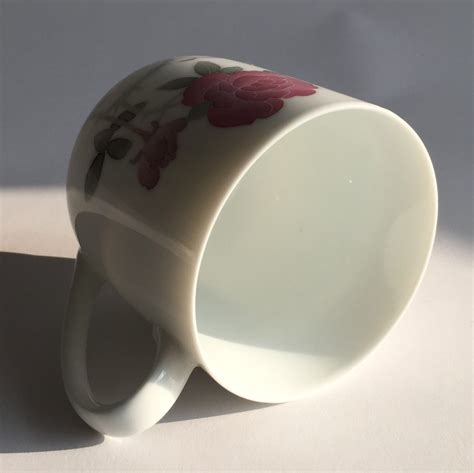 醴陵釉下五彩瓷带盖陶瓷杯办公会议杯子老板杯手绘月季人大杯茶杯-阿里巴巴