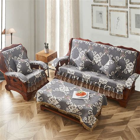 实木沙发坐垫连体带靠背加厚海绵红木质中式联邦椅垫防滑可拆洗垫-淘宝网