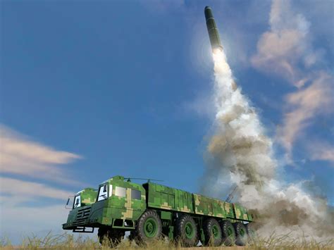 美媒：中国进行东风-17导弹试射 具备高超声速滑翔弹头