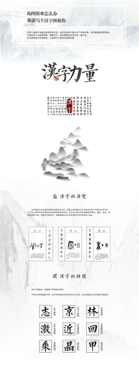 海报如“昱”鉴（一）：汉字结构在平面设计的应用_昱煜煜-站酷ZCOOL