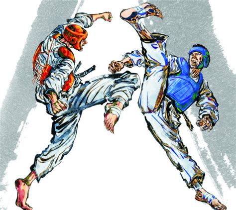 在跆拳道比赛中，用腿法攻击对方的（）部位是犯规的行为。_题王网