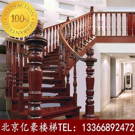 8款高大上的实木楼梯图片-中国木业网