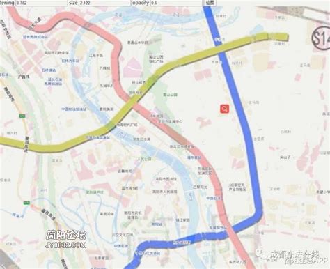 简阳地铁规划图！_街头巷尾_简阳论坛