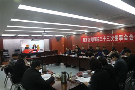 淮南矿业集团财务公司四届三十三次董事会（视频）会议顺利召开