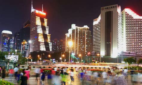 深圳夜景最美的地方,深圳夜景的,深圳罗湖夜景_大山谷图库