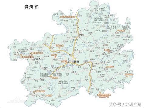 贵阳地图(云岩区,小河区,花溪区,白云区,南明区,乌当区)