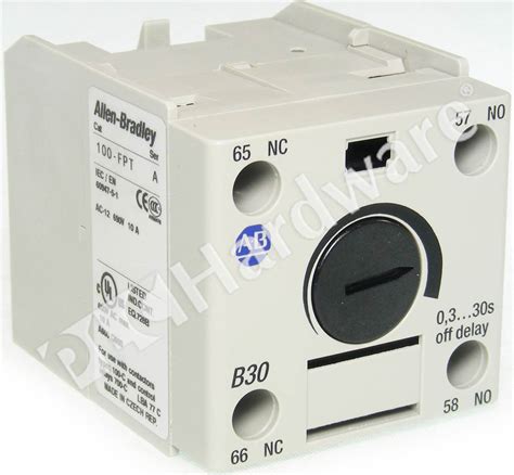 PLC Hardware - Allen Bradley 100-FPTB30 Series A, Used in PLCH Packaging