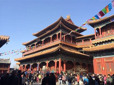 北京雍和宫-雍和门和铜狮 高清图片下载_红动中国