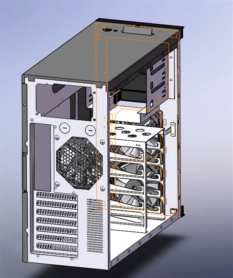 5712-电脑机箱SW20103D模型下载_三维模型_SolidWorks模型 - 制造云 | 产品模型