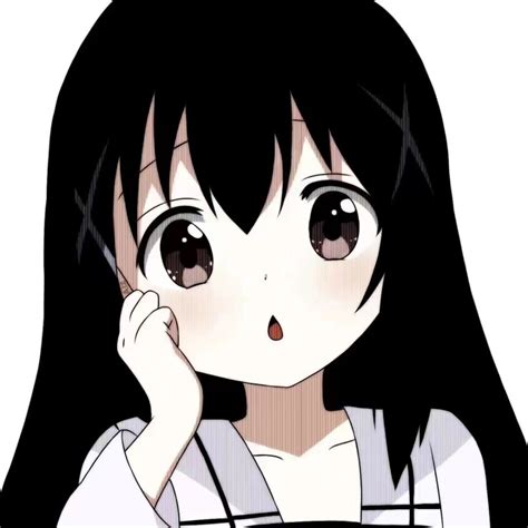 温柔女生头像动漫白底