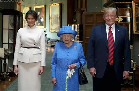 特朗普第二次见英国女王 有了这些新“壮举”_凤凰网