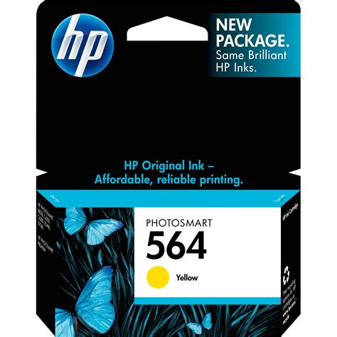 HP 564 Standard Yellow Ink Cartridge CB320WN#140 B&H Photo Video