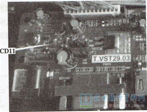 TCL LCD32E77液晶电视开机后花屏的故障维修 - 家电维修资料网