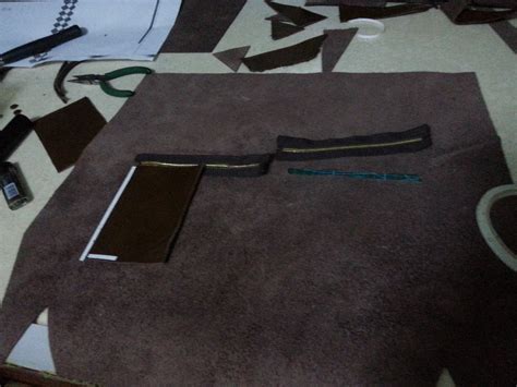 腰带皮袋做法图解，如何手工DIY皮革工具腰包-51费宝网