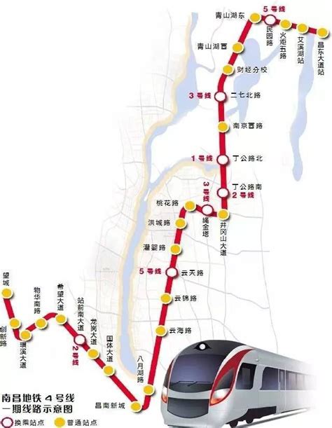 最完整的南昌地铁线路图及开通时间 3、4、5号线也有新消息！_房产资讯_房天下