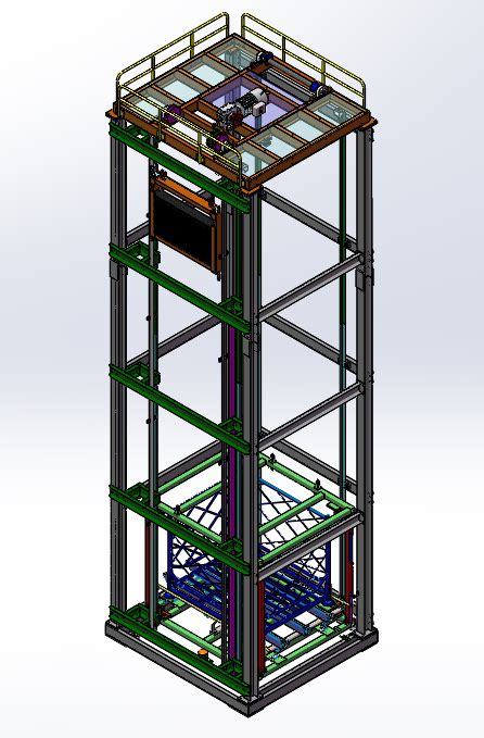 提升皮带输送机3D模型3D模型下载_三维模型_SolidWorks模型 - 制造云 | 产品模型