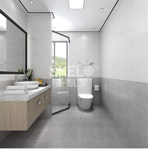 圣凯罗 灰色仿古砖卫生间瓷砖300x600洗手间厕所阳台墙砖防滑地砖-阿里巴巴