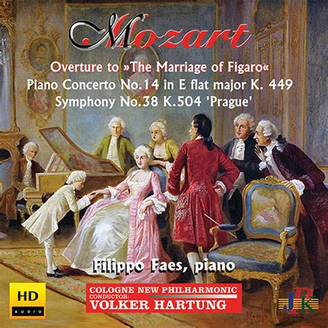莫扎特: 费加罗的婚礼: 序曲 / 第十四钢琴协奏曲 / 第三十八交响曲, "布拉格" (48kHz FLAC) - 索尼精选Hi-Res音乐