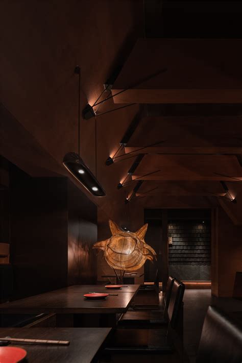 《鹤羽日式餐厅》成都特色餐厅装修设计|日式餐厅案例|空间|家装设计|成都特色餐厅设计 - 原创作品 - 站酷 (ZCOOL)