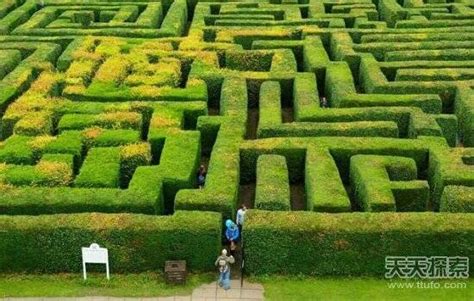 世界上最神奇的18座迷宫：你肯定走不出来（图）_手机凤凰网