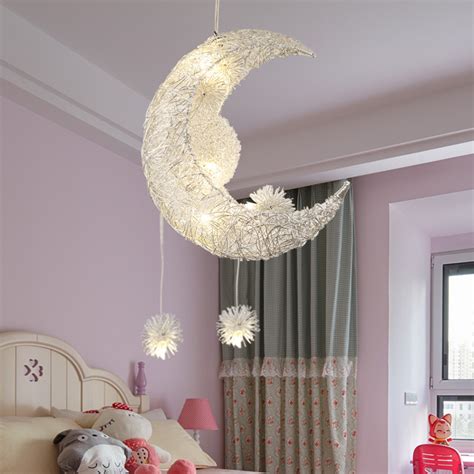 月球吊灯月亮灯北欧创意简约阳台过道灯儿童房吊灯卧室圆球形吊灯-阿里巴巴