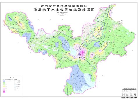 旱区8省地下水位动态图件（2011.4.15）_中国地质调查局