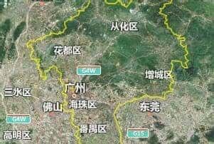 广州市地图 - 广州市卫星地图 - 广州市高清航拍地图