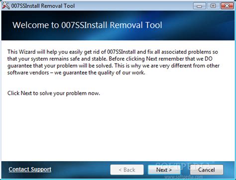 Download 007SS Install Removal Tool 1.0
