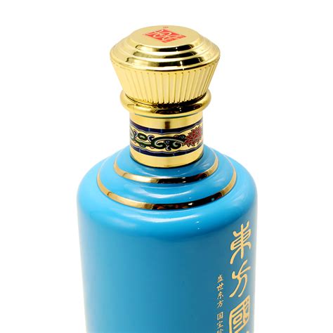 贵州东方国宾 53度酱香型白酒500ml东方红1935爱国蓝500ml单瓶装