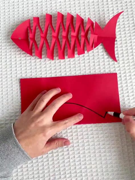 儿童手工剪纸小鱼剪法教程-百度经验