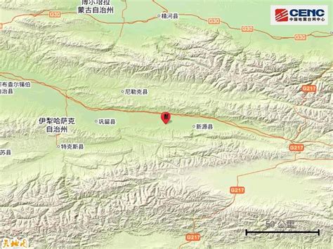 新疆伊犁州新源县发生3.7级地震