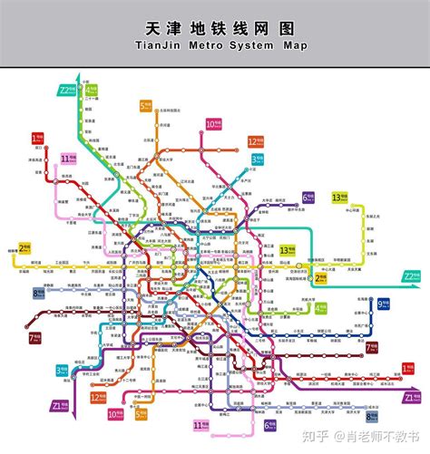 天津地铁建设总体规划图- 天津本地宝