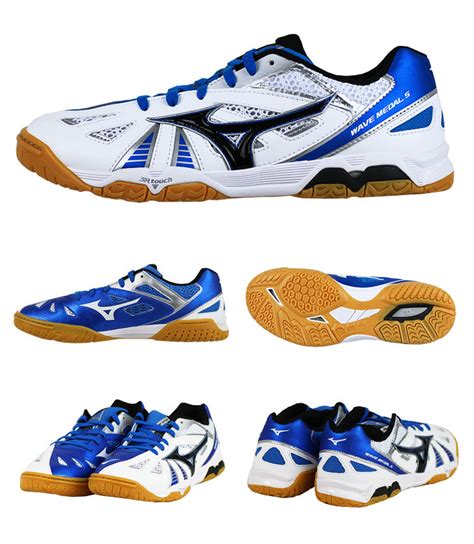 美津浓Mizuno 81GA151527 乒乓球鞋专业乒乓球鞋比赛训练鞋 白浅蓝-乒乓球鞋-优个网