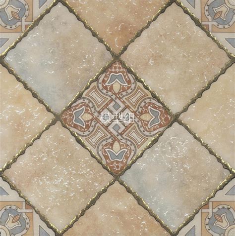 欧式地中海花纹瓷砖 (6)材质贴图下载-【集简空间】「每日更新」