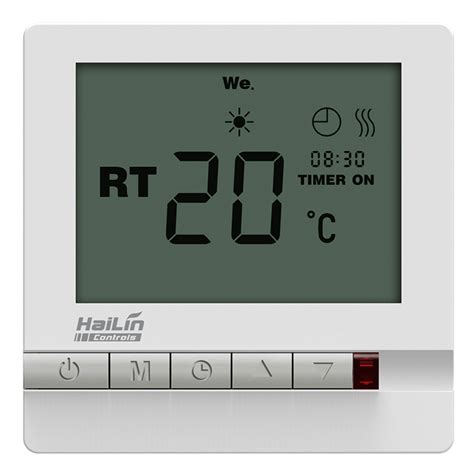 海林地暖控制面板电采暖温控器供热设备温度控制器可调温开关16A_虎窝淘