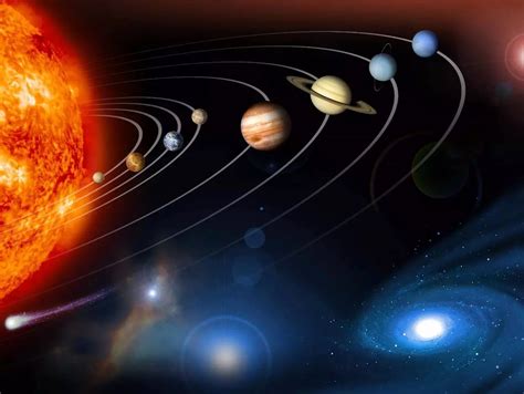 太阳系八大行星示意图 地球距离第三（木星是地球守护者）— 爱才妹生活