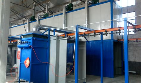 大旋风喷粉流水线-潍坊市北海电子机械设备制造有限公司
