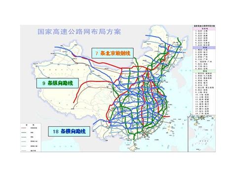 中国高速铁路网四纵四横骨干网线路图